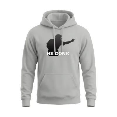 Umpire Strike 3 Unisex Hoodie - Ash