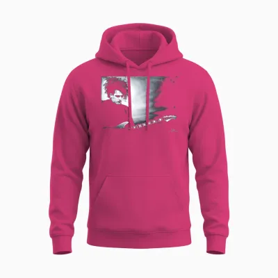 Robert Smith the Cure Live Disintegration Era Phil Nicholls Manche Longue Unisex Hoodie - Heliconia