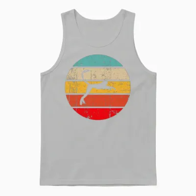 Monkey Retro Unisex Tank Top - Ash