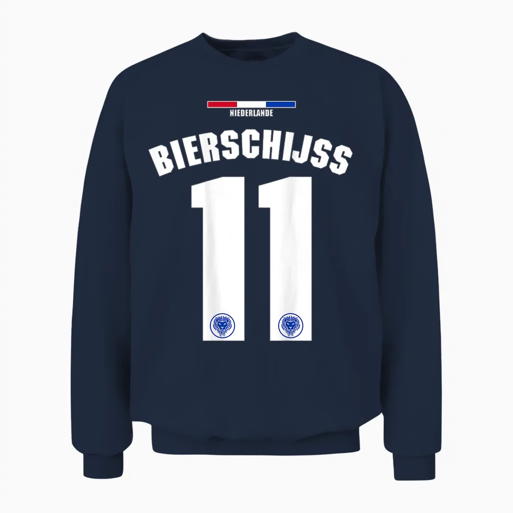 Lustige Namen Holland Party Trikot Malle Party-Urlaub Unisex Sweatshirt in Navy
