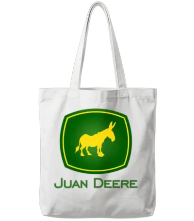 Juan Deere - the Farmer - the Gardener - The Tote Bags - White