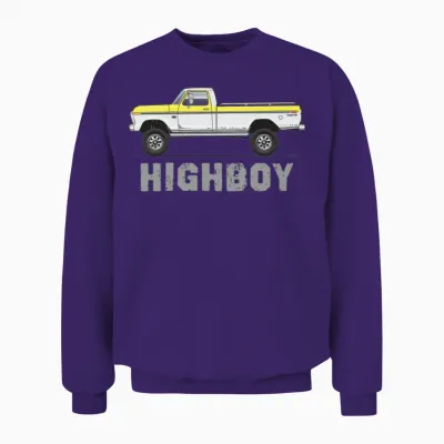Highboy Tampico Yellow Unisex Sweatshirt - Purple