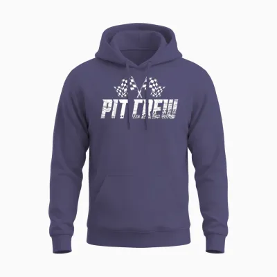 Pit Crew Family Racing Birthday Race Car Unisex Hoodie - Heather Sport Dark Navy