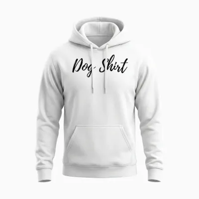 Dog Unisex Hoodie - White