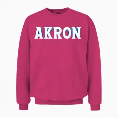 Retro - Akron Unisex Sweatshirt - Heliconia
