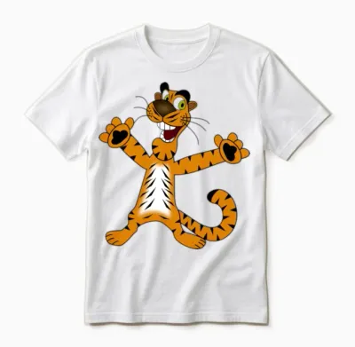 Funny Tiger Unisex T-Shirt - White