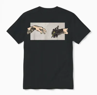 Tattoo Gun Tattoo Artist Funny Tattoo T-Shirt, Black Unisex T-Shirt - Black