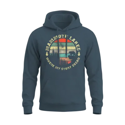 Mammoth Lakes Where My Story Began Unisex Hoodie - Dark Heather