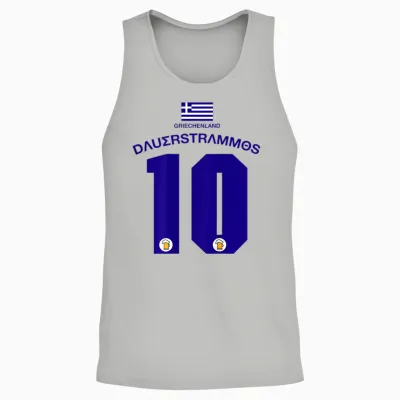 Griechenland Party Trikot Malle Party-Urlaub Unisex Tank Top - Ash