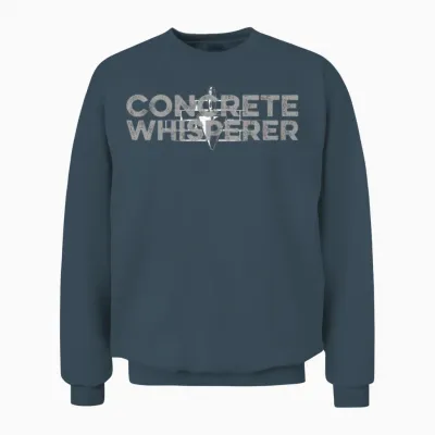 Funny Concrete Worker Construction Worker Gag Pun Unisex Sweatshirt - Dark Heather