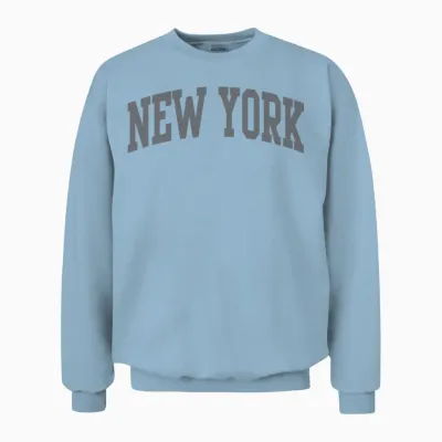 New York Unisex Sweatshirt - Light Blue