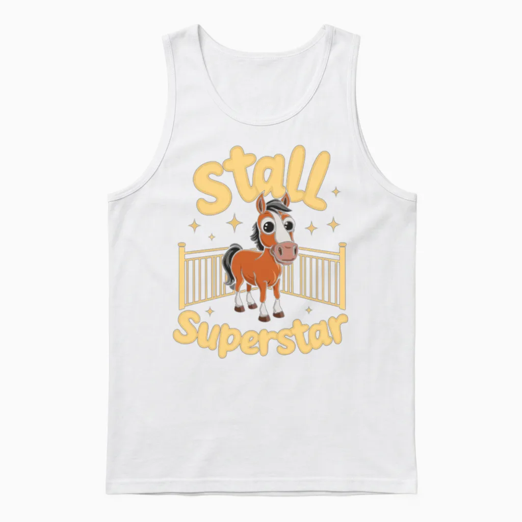 Horses and Humor for Every Horse Lover And Unisex Tank Top in White