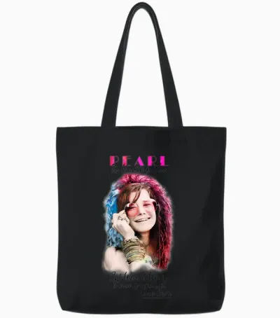 Janis Joplin Es Ist Schwer, Frei Zu Sein Tote Bags - Black