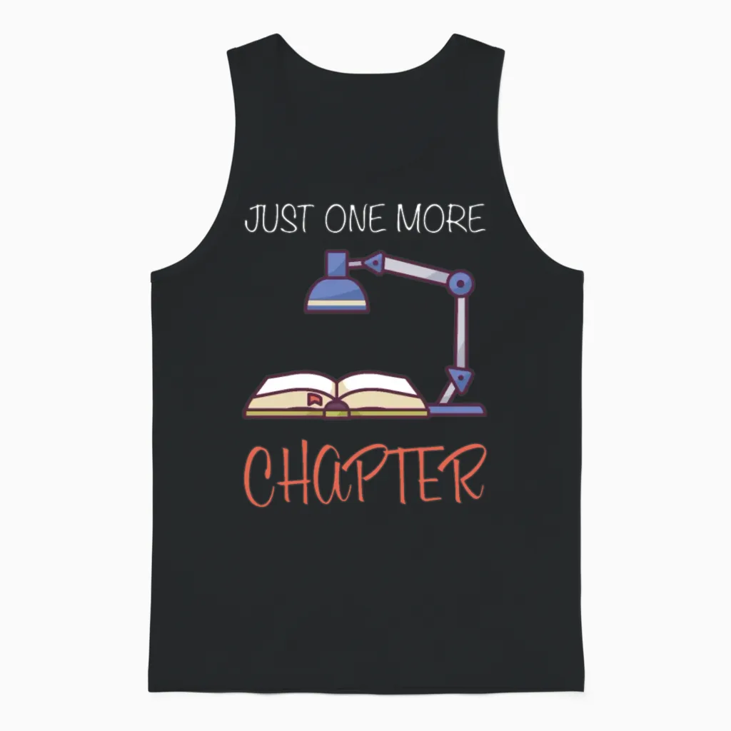 Another Chapter... | Reading Books | Reading Books Unisex Tank Top in Black