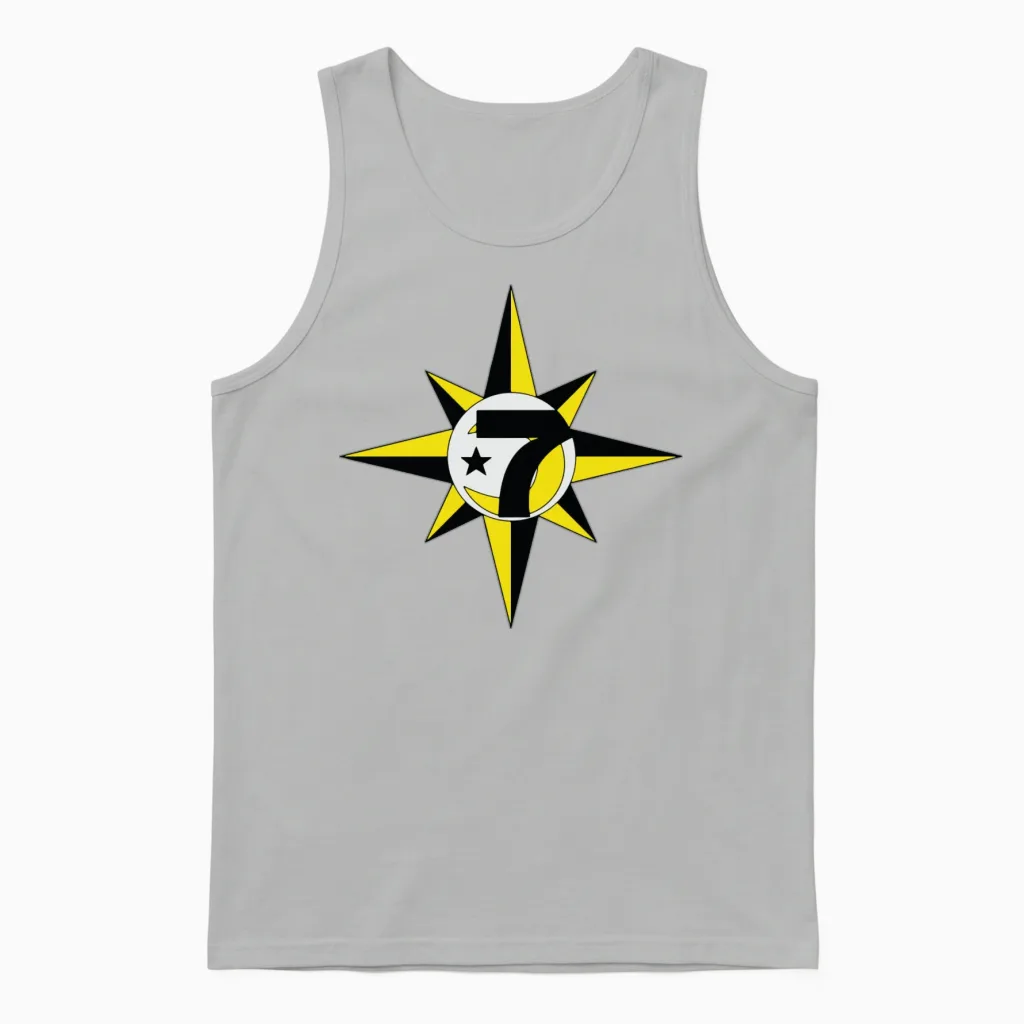 Islam Allah 5 Percent Star Nation of Gods African Unisex Tank Top in Ash