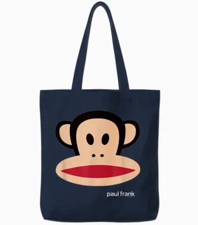 Paul Frank Julius Big Face Tote Bags - Navy
