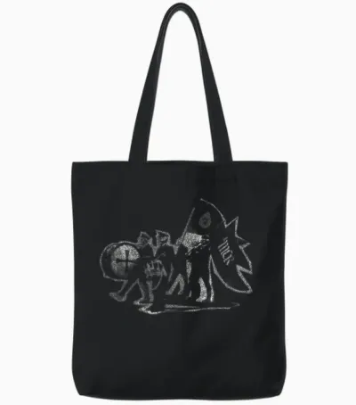 My Chemical Romance Zine Machine Tote Bags - Black