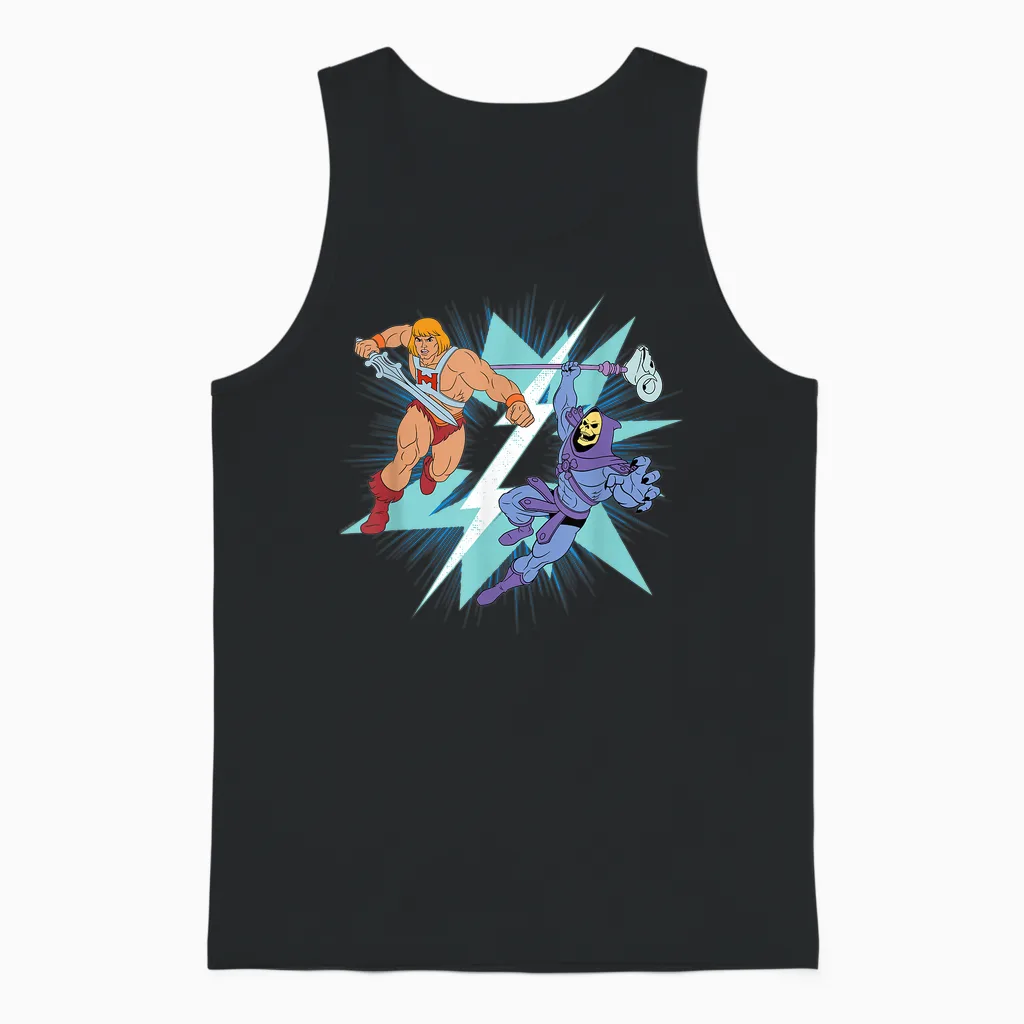 Die Meister Des Universums He-Man Gegen Skeletor Unisex Tank Top in Black
