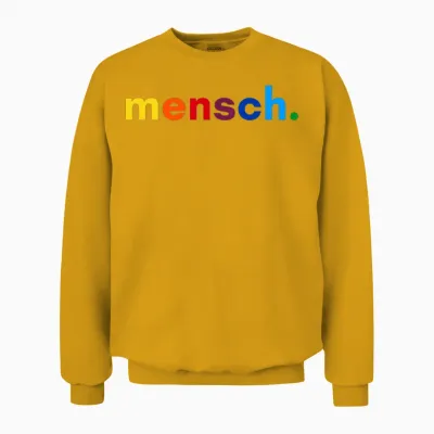 Nationality Human Anti-Racism Against Racism Rainbow Unisex Sweatshirt - Gold