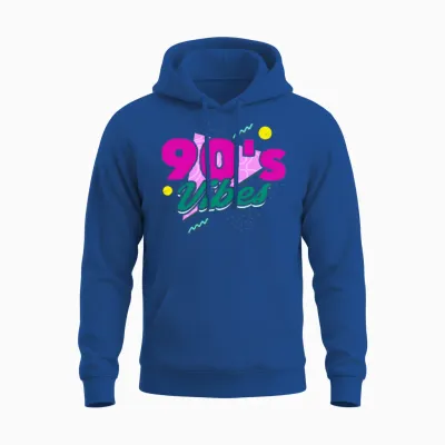 1990s Retro 90s Costume Unisex Hoodie - Royal