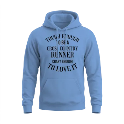 Cross Country Running Gift Xc Cross Country Runner Unisex Hoodie - Carolina Blue