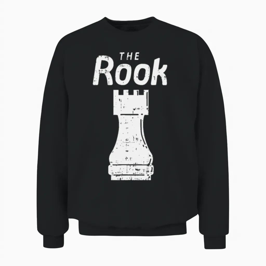 Halloween Chess Piece the Rook Shirt Matching Unisex Sweatshirt in Black