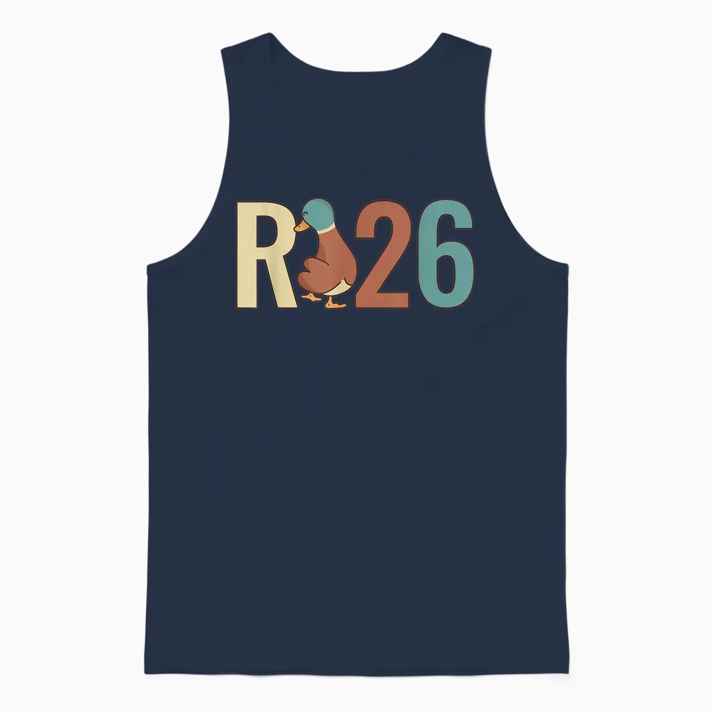 R Ente 26 - Retirement Funny Pensioner Retirement 2026 Unisex Tank Top in Navy