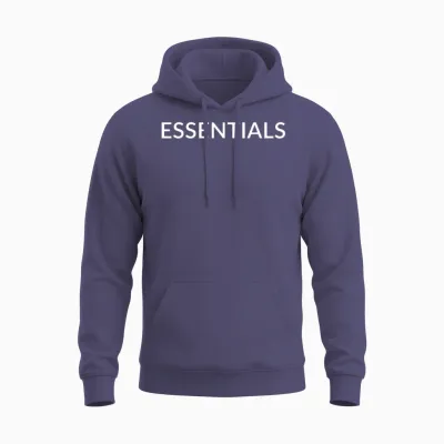 Essentials Unisex Hoodie - Heather Sport Dark Navy