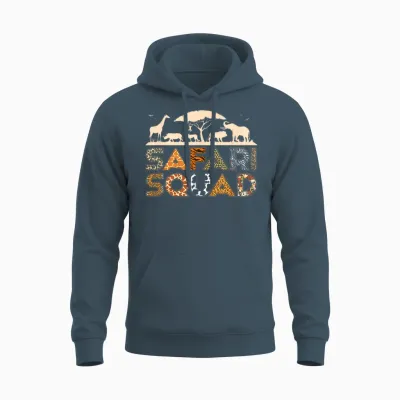 Safari Squad African Safari Unisex Hoodie - Dark Heather