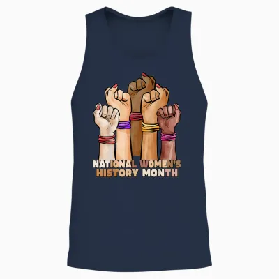 National Womens History Month for Womens History Month Unisex Tank Top - Navy