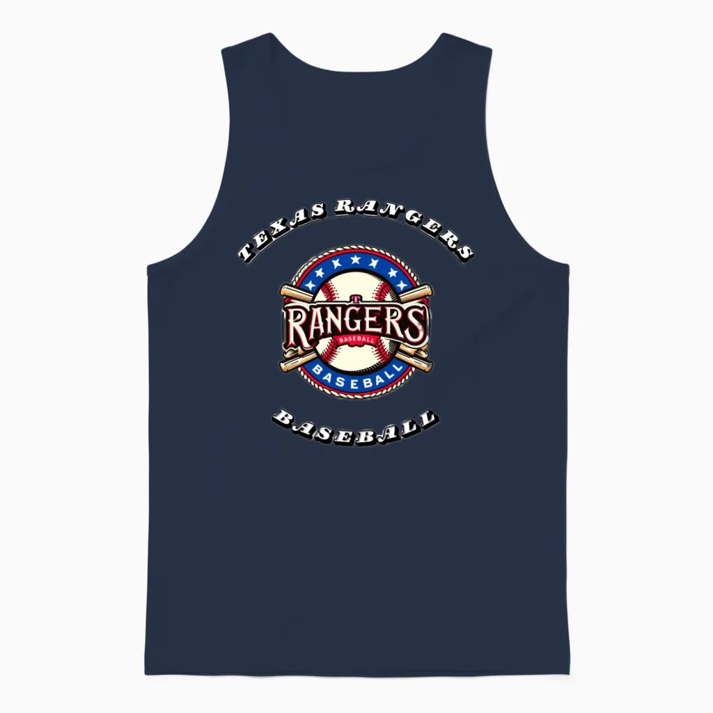 Texas-Rangers Baseball - & Softball Unisex Tank Top in Navy