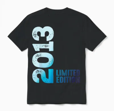 Limited Edition Anniversary 2013 T-Shirt, Black, S Unisex T-Shirt - Black