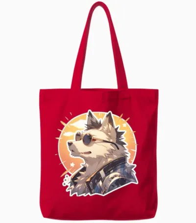 Dogs Pet Dog Owner Dog Lover Animal Tote Bags - Red