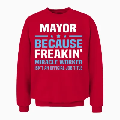 Mayor Unisex Sweatshirt - Red