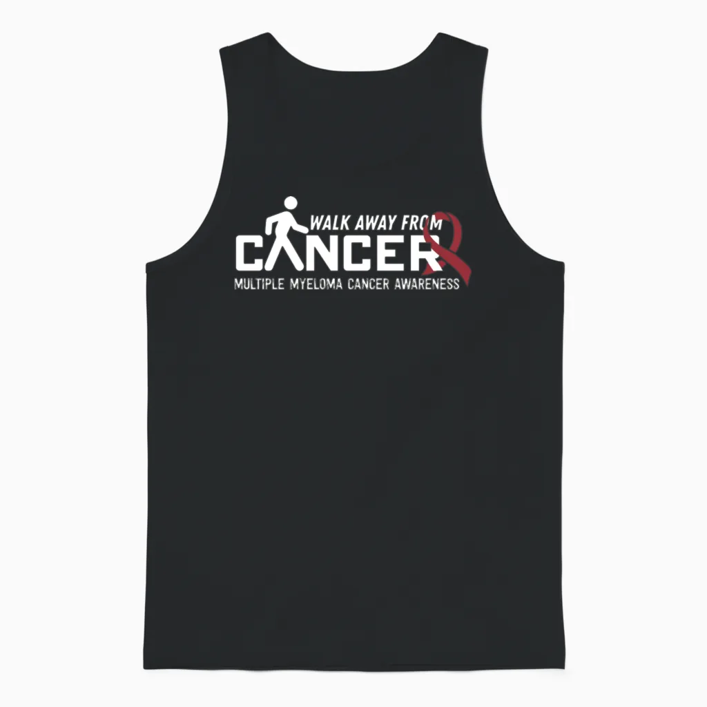 Cancer Walk- Multiple Myeloma Cancer Awareness Unisex Tank Top in Black