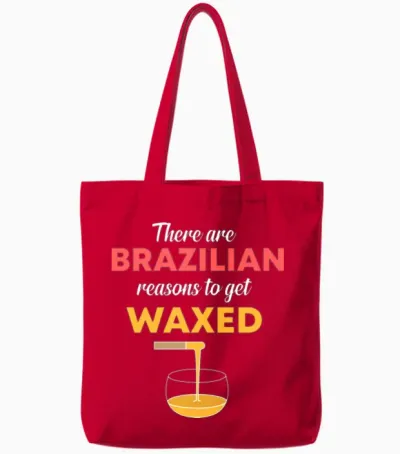 Waxing Specialist Funny Tote Bags - Red