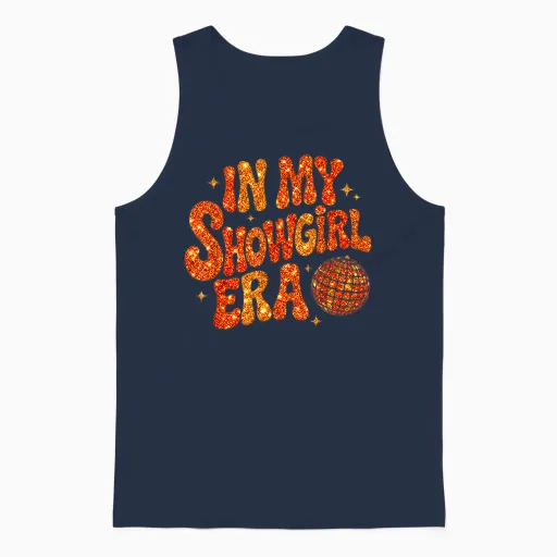 In My Show Girl Era Grovy Bling for Women Unisex Tank Top - Navy