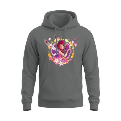 Mia & Me Flowers and Mia the Elf Unisex Hoodie - Graphite Heather