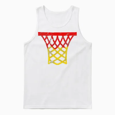 Germany Basketball Unisex Tank Top - White