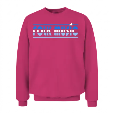 Folk Music Retro Unisex Sweatshirt - Heliconia