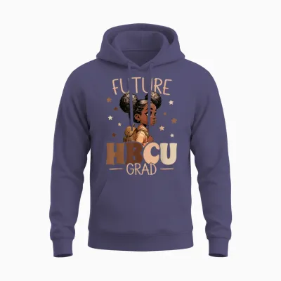 Future Hbcu Grad Black Girl Graduation Hbcu Unisex Hoodie - Heather Sport Dark Navy