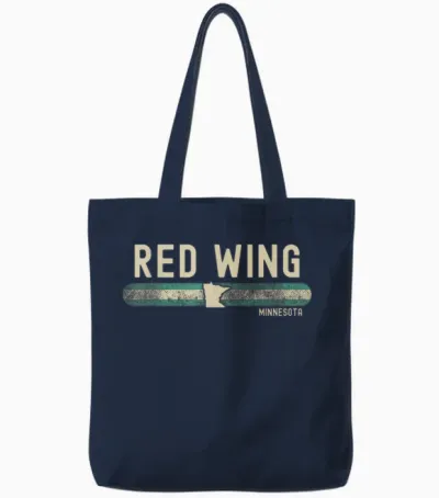 Red Wing Mn | Minnesota Tote Bags - Navy