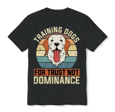 Dog Trainer Training Dogs for Trust Dog Agility Unisex T-Shirt - Black