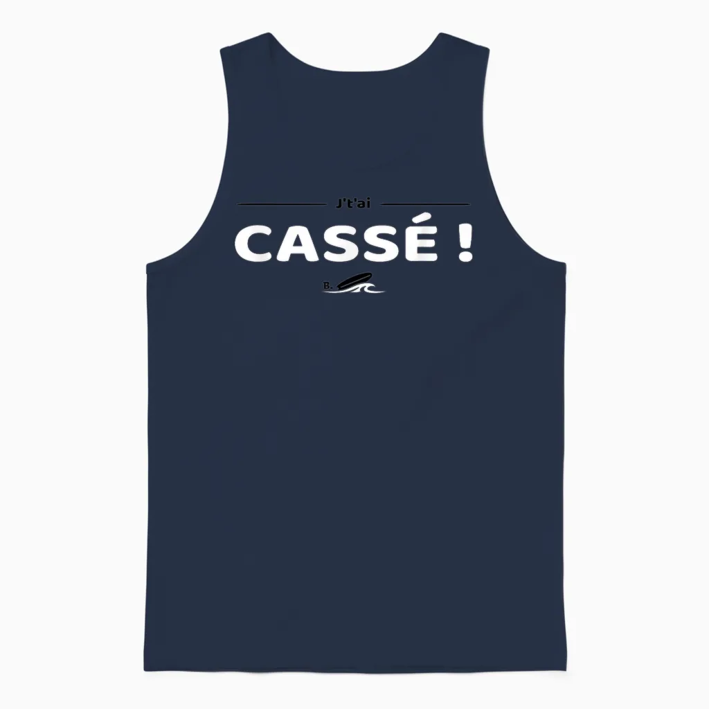 Cult Replica - Vanne De Brice Unisex Tank Top in Navy