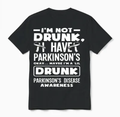 Parkinsons Disease Parkinson's Awareness Unisex T-Shirt - Black