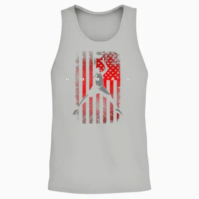 Basketball Apparel - Basketball Unisex Tank Top - Ash