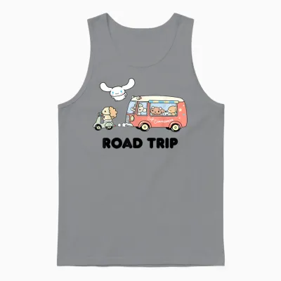 Cinnamoroll Road Trip Unisex Tank Top - Sport Grey
