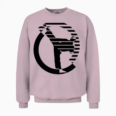 Karate Tae Kwon Do Roundhouse Kick Unisex Sweatshirt - Light Pink