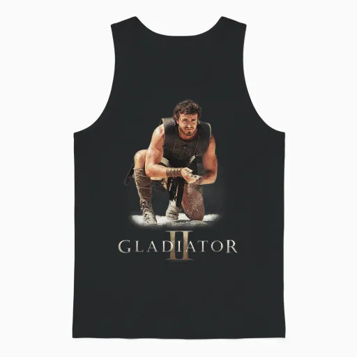 Lucius Verus Gladiator Battle T-Shirt - Schwarz, S - Klassisch, Einfarbig, Lizenziert Und Filminspiriert - Unisex-Erwachsene Und Kinder Unisex Tank Top - Black