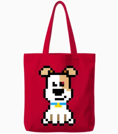 Dog Tote Bags - Red